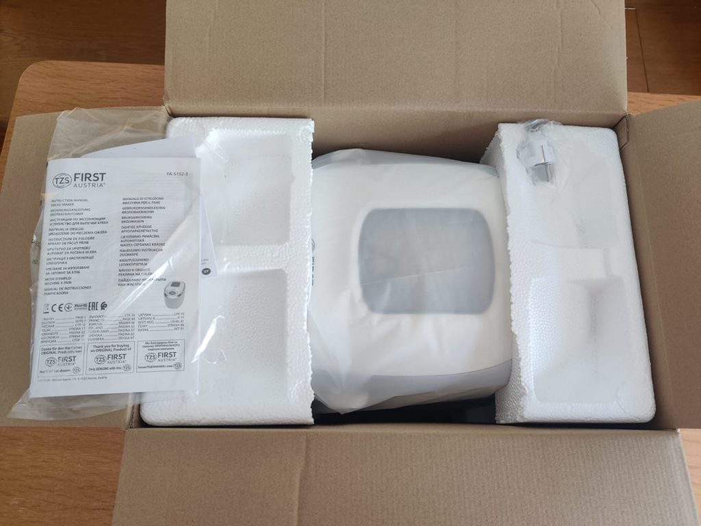 TZS First Austria FA-5152-3 Brotbackautomat Innenverpackung