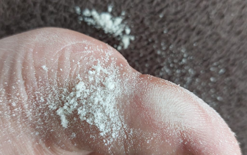 VOYOR BM300 Epilierer Fuß nach Hornhautbehandlung mit Abtragungen