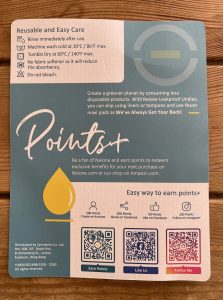neonie by Intimate Portal Hipster-Panty Periodenunterwäsche Flyer von hinten