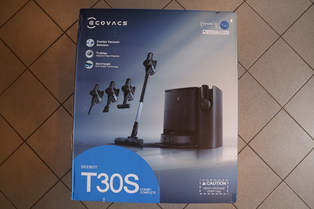 Ecovacs Deebot T30S Combo Complete Saug-Wisch-Roboter Karton vorne