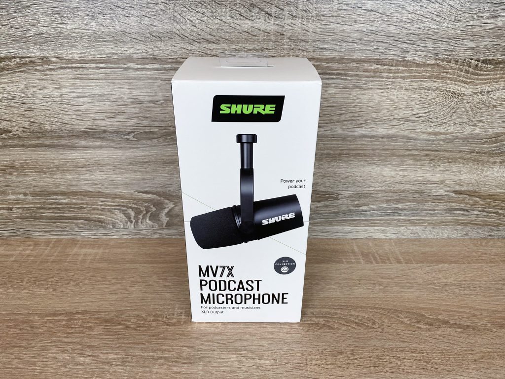 Shure MV7X Mikrofon Verpackung