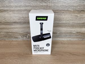 Shure MV7X Mikrofon Verpackung