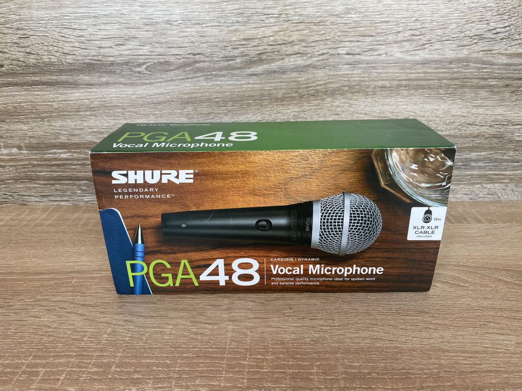 Shure PGA48 Mikrofon Verpackung