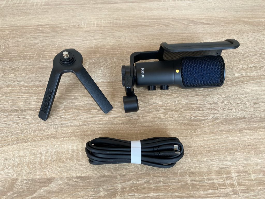RØDE NT-USB+ Mikrofon ausgepackt