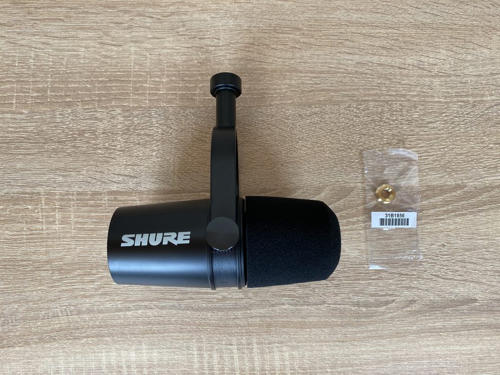 Shure MV7X Mikrofon ausgepackt