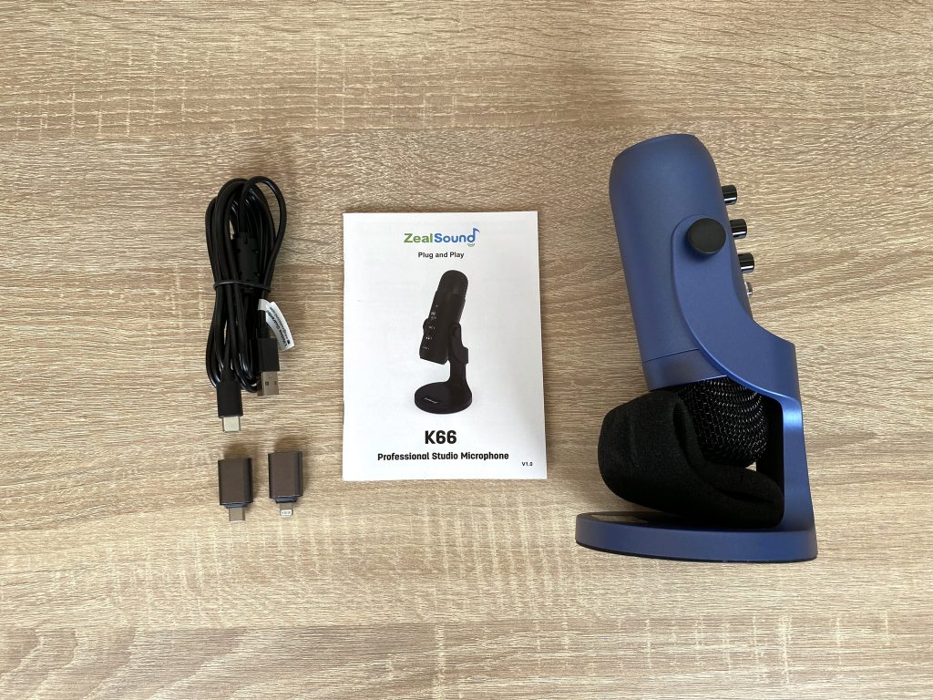 ZealSound K66 Mikrofon ausgepackt