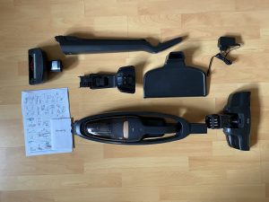 AEG QX6-1-45AN Akku Staubsauger ausgepackt 2