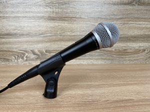 Shure PGA48 Mikrofon aufgebaut