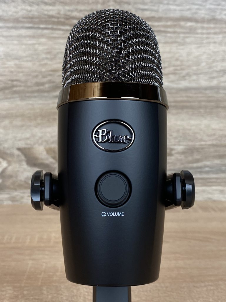 Logitech G Blue Yeti Nano Mikrofon Detail Regler