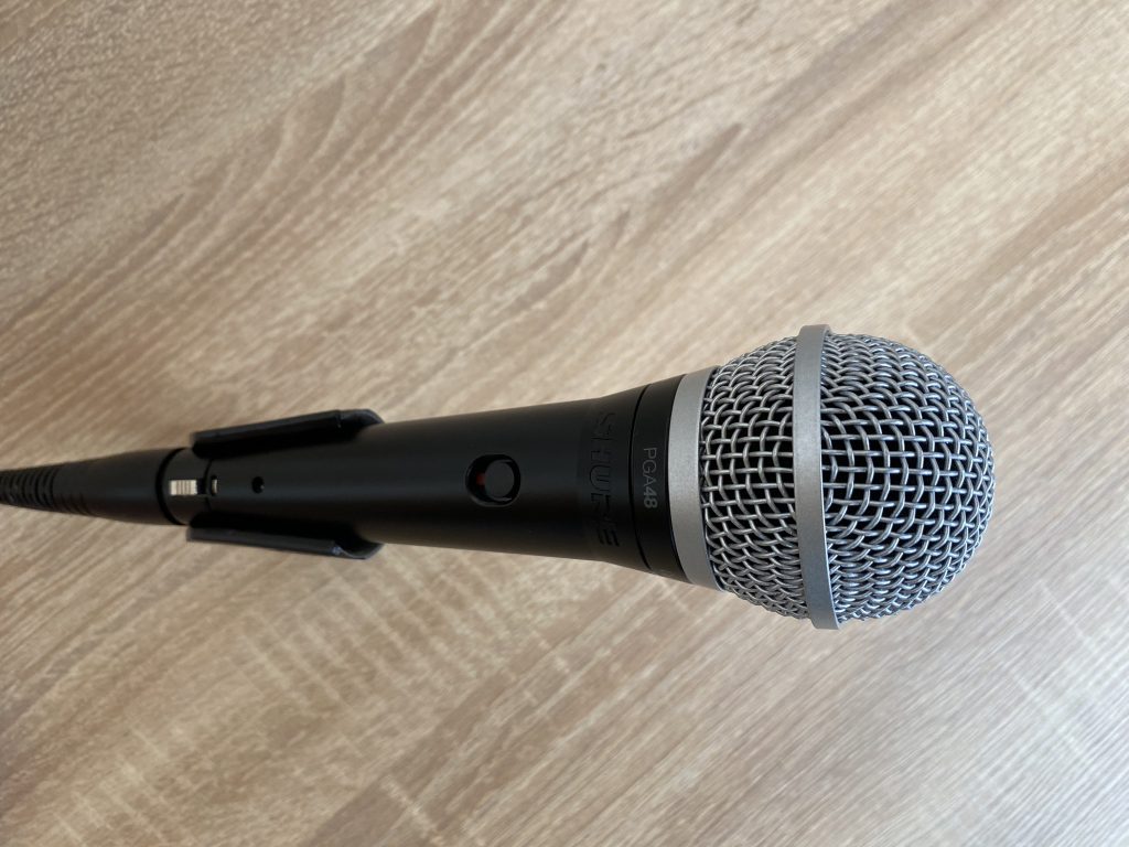 Shure PGA48 Mikrofon Draufsicht