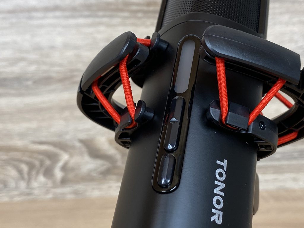 Tonor Orca 001 Mikrofon Detail Knöpfe und Spinne