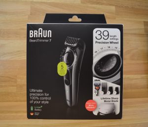 Braun BT7240 Bartschneider Verpackung Frontansicht