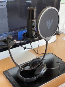 Maono AU-PM422 Mikrofon im Einsatz