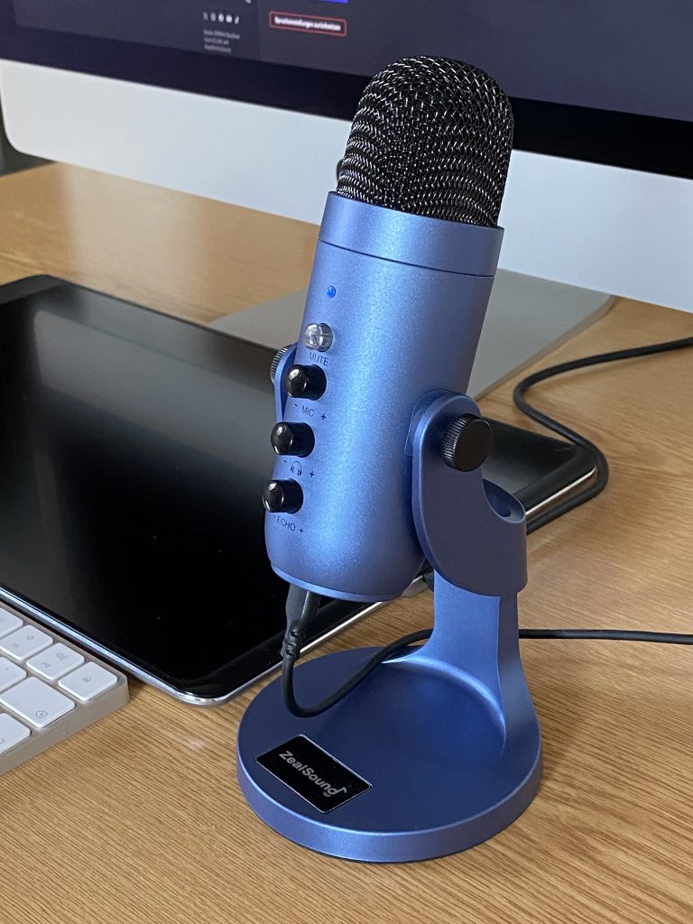 ZealSound K66 Mikrofon im Einsatz