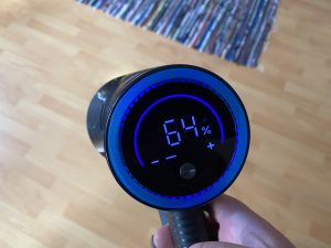 Aonus A9 Max Akku-Staubsauger niedrigste Stufe