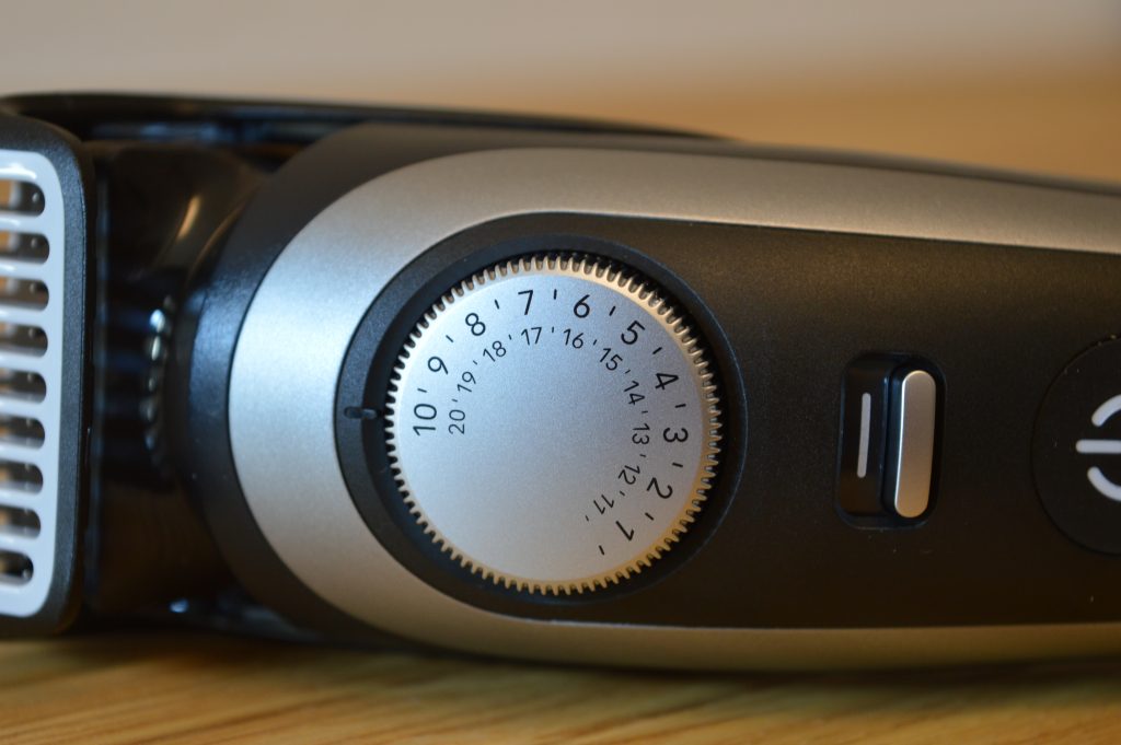 Braun BT9420 Bartschneider Einstellrädchen Detailansicht