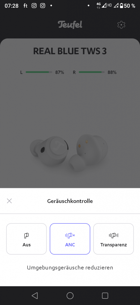 Teufel Real Blue TWS 3 Screenshot