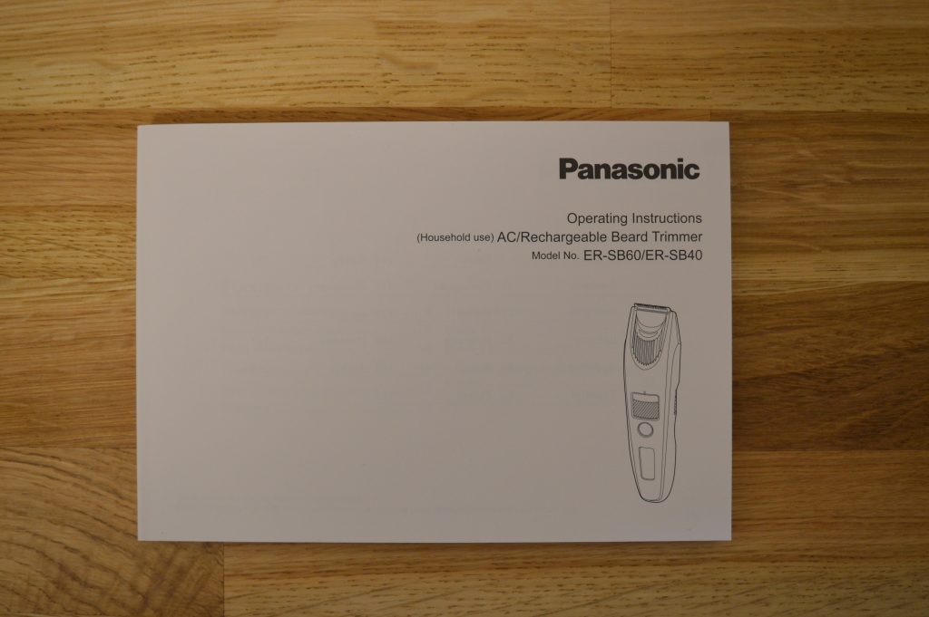 Panasonic ER-SB40 Bartschneider Bedienungsanleitung