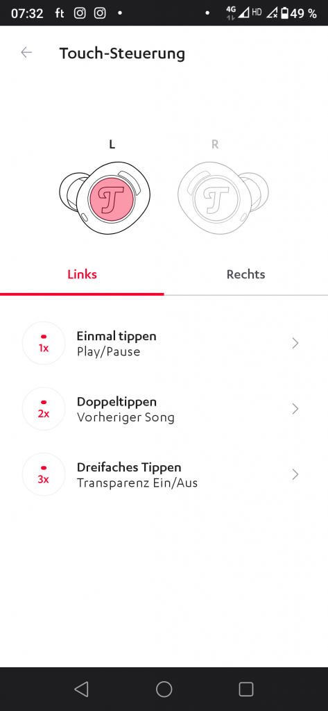 Teufel Real Blue TWS 3 Screenshot