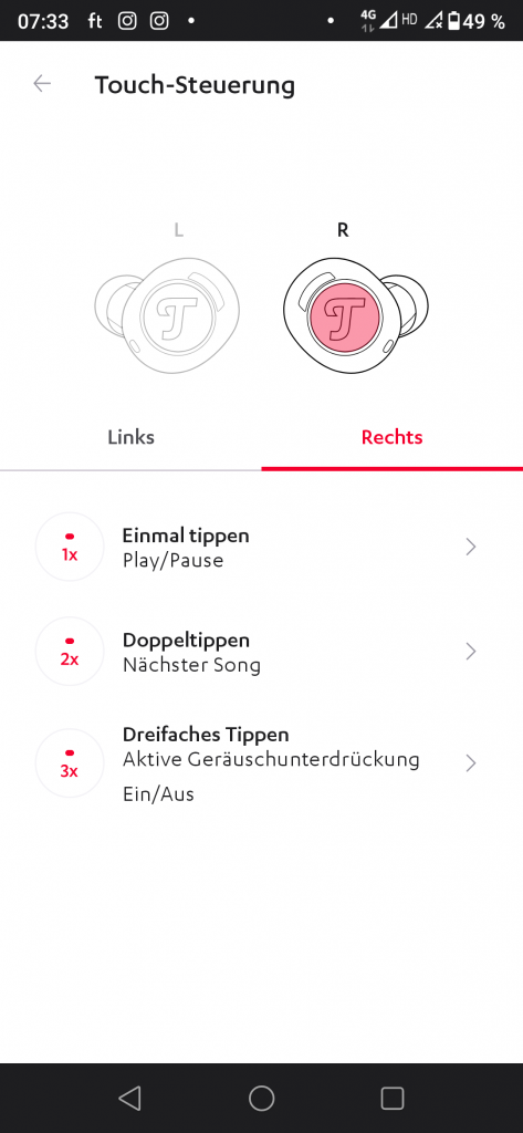 Teufel Real Blue TWS 3 Screenshot