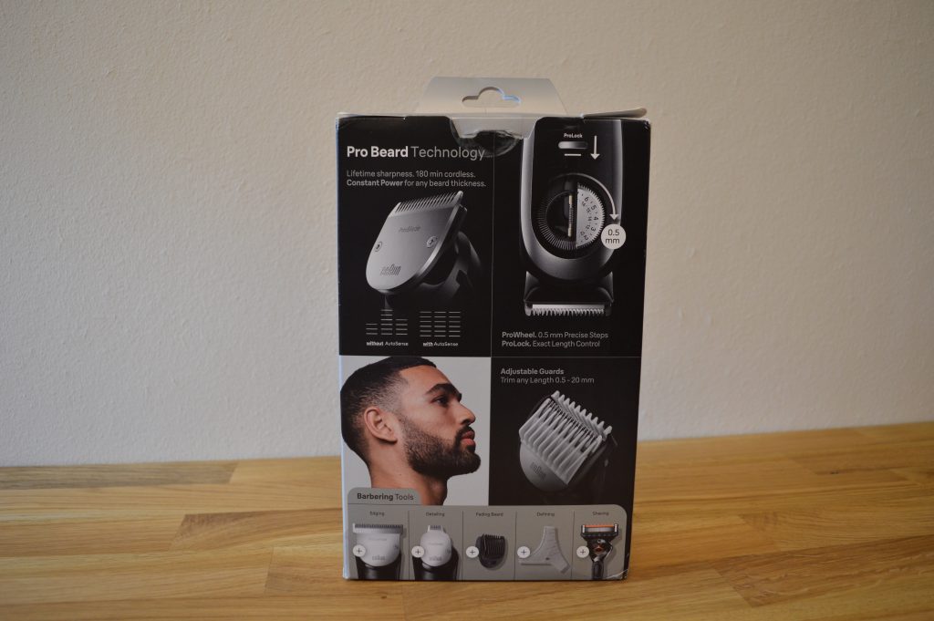 Braun BT9420 Bartschneider Verpackung Hinten