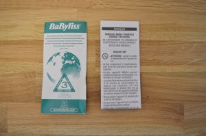 BaByliss T890E Bartschneider Sicherheitshinweise und Garantierhinweise