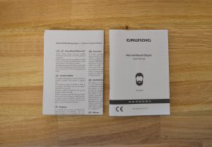 Grundig MC 9030 Bartschneider Bedienungsanleitung und Garantiebedingungen