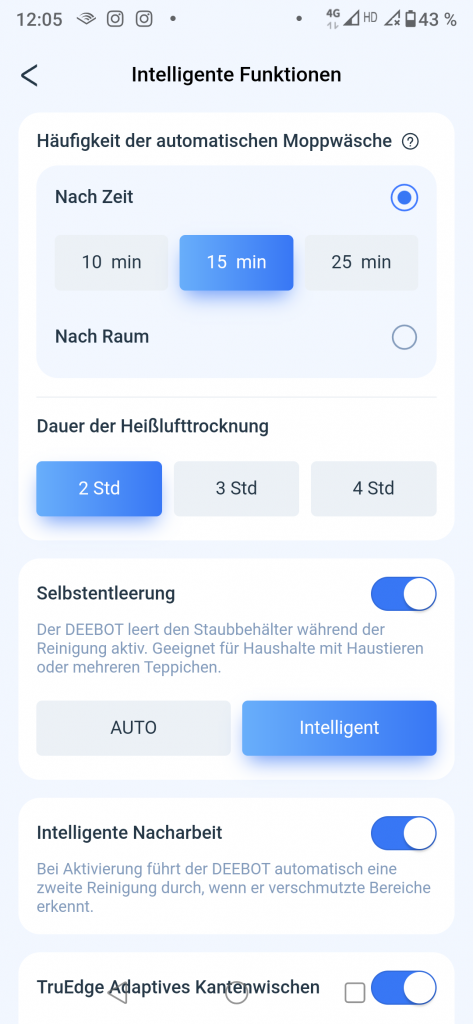 Ecovacs Deebot T30S Combo Complete Saug-Wisch-Roboter Screenshot