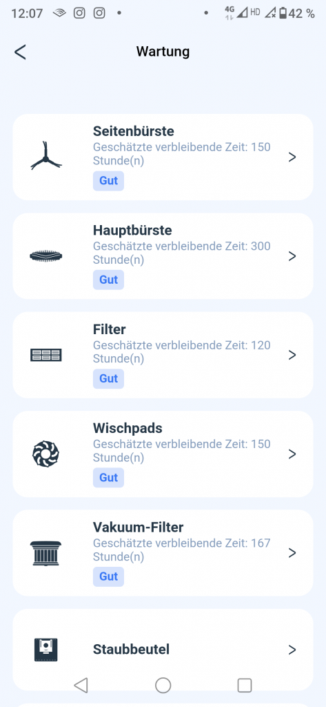 Ecovacs Deebot T30S Combo Complete Saug-Wisch-Roboter Screenshot