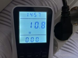 AEG QX6-1-45AN Akku Staubsauger Leistungsaufnahme beim Laden