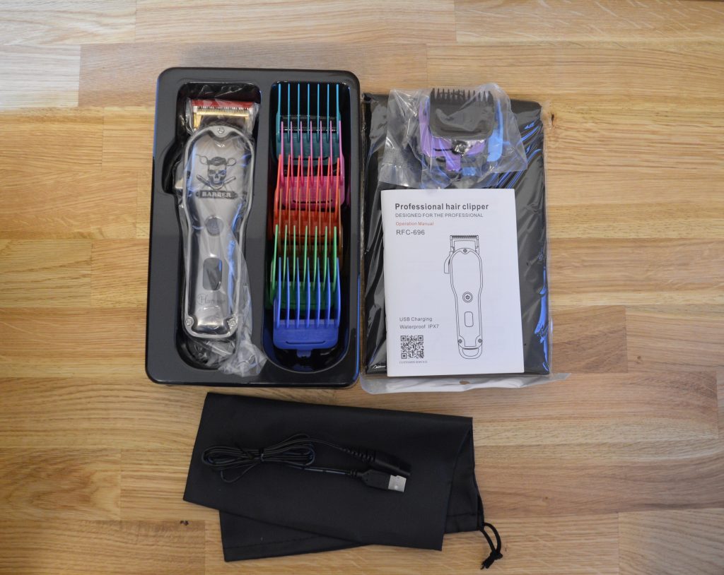 Hatteker RFC-696 Bartschneider Verpackungsinhalt