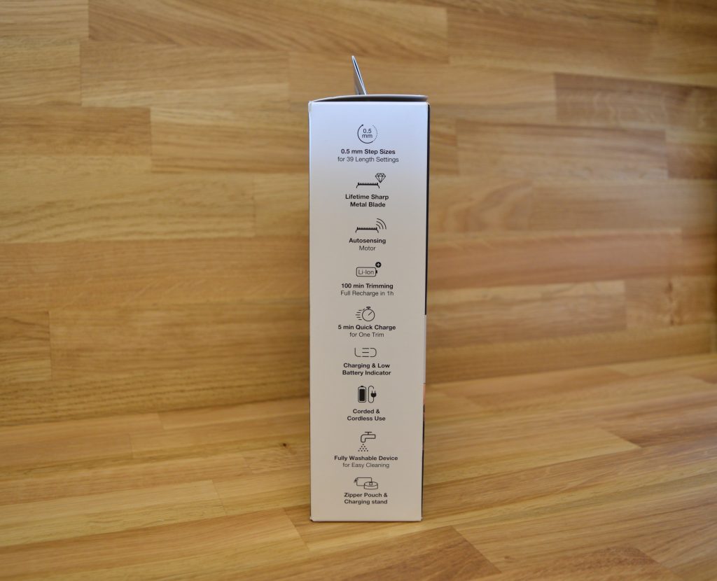 Braun BT7240 Bartschneider Verpackung Seitenansicht Rechts