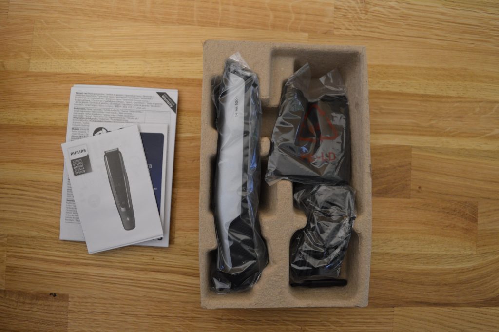 Philips BT5502-15 Bartschneider Verpackung geöffnet