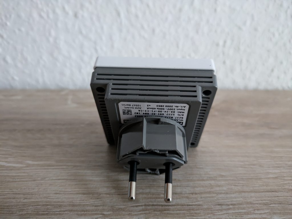 AVM FRITZ! 600 WLAN-Repeater seitlich von oben