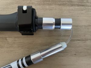 Alpin Loacker FI-653U-K4I0 Wanderstöcke Nahaufnahme Kabelverbindung