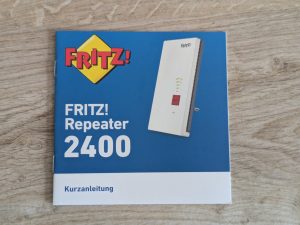 Anleitung des AVM FRITZ! 2400 WLAN-Repeaters