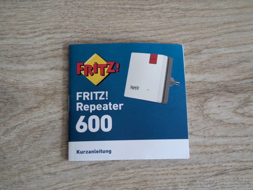 Anleitung des AVM FRITZ! 600 WLAN-Repeaters