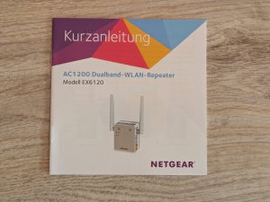 Anleitung des Netgear EX6120 WLAN-Repeaters