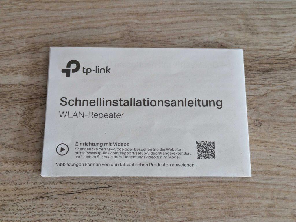 Anleitung des TP Link RE655 WLAN-Repeaters