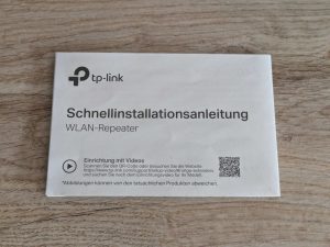 Anleitung des TP Link RE655 WLAN-Repeaters