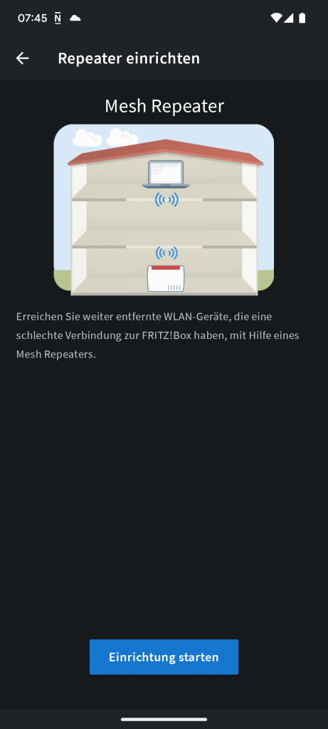 App des AVM FRITZ! 2400 WLAN-Repeaters (5)