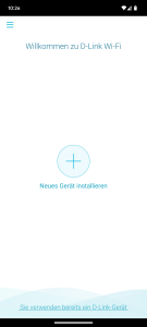 App des D-Link DAP-X1860 WLAN-Repeaters