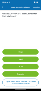 App des Devolo WiFi 6 3000 WLAN-Repeaters
