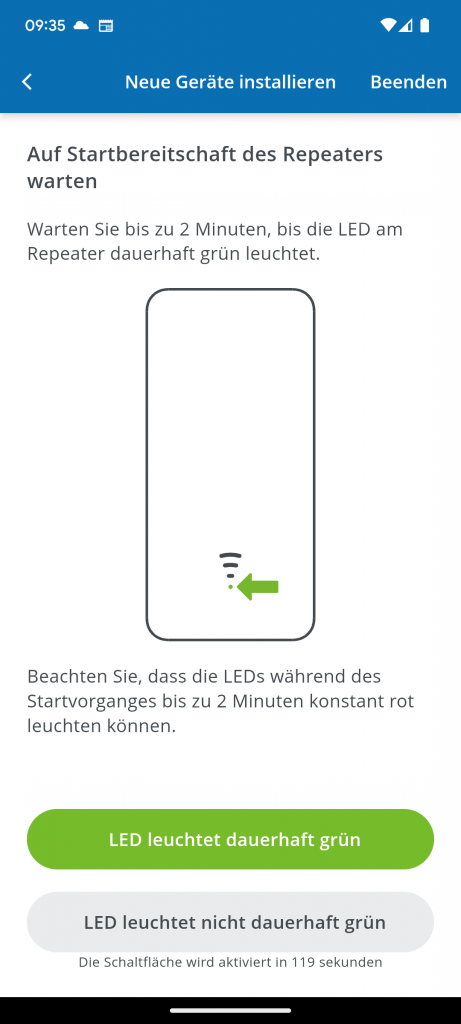 App des Devolo WiFi 6 3000 WLAN-Repeaters (4)