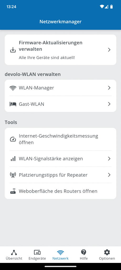 App des Devolo WiFi 6 3000 WLAN-Repeaters (8)