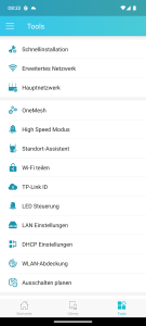 App des TP Link RE230 WLAN-Repeaters (3)