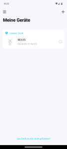 App des TP Link RE655 WLAN-Repeaters (2)