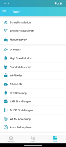 App des TP Link RE655 WLAN-Repeaters (3)