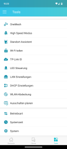 App des TP Link RE655 WLAN-Repeaters (4)