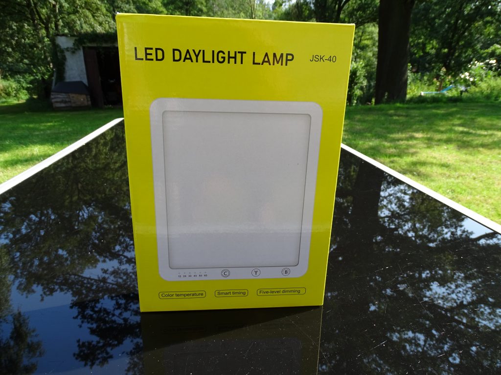 Azhien JSK-40 Tageslichtlampe Verpackung Vorderseite